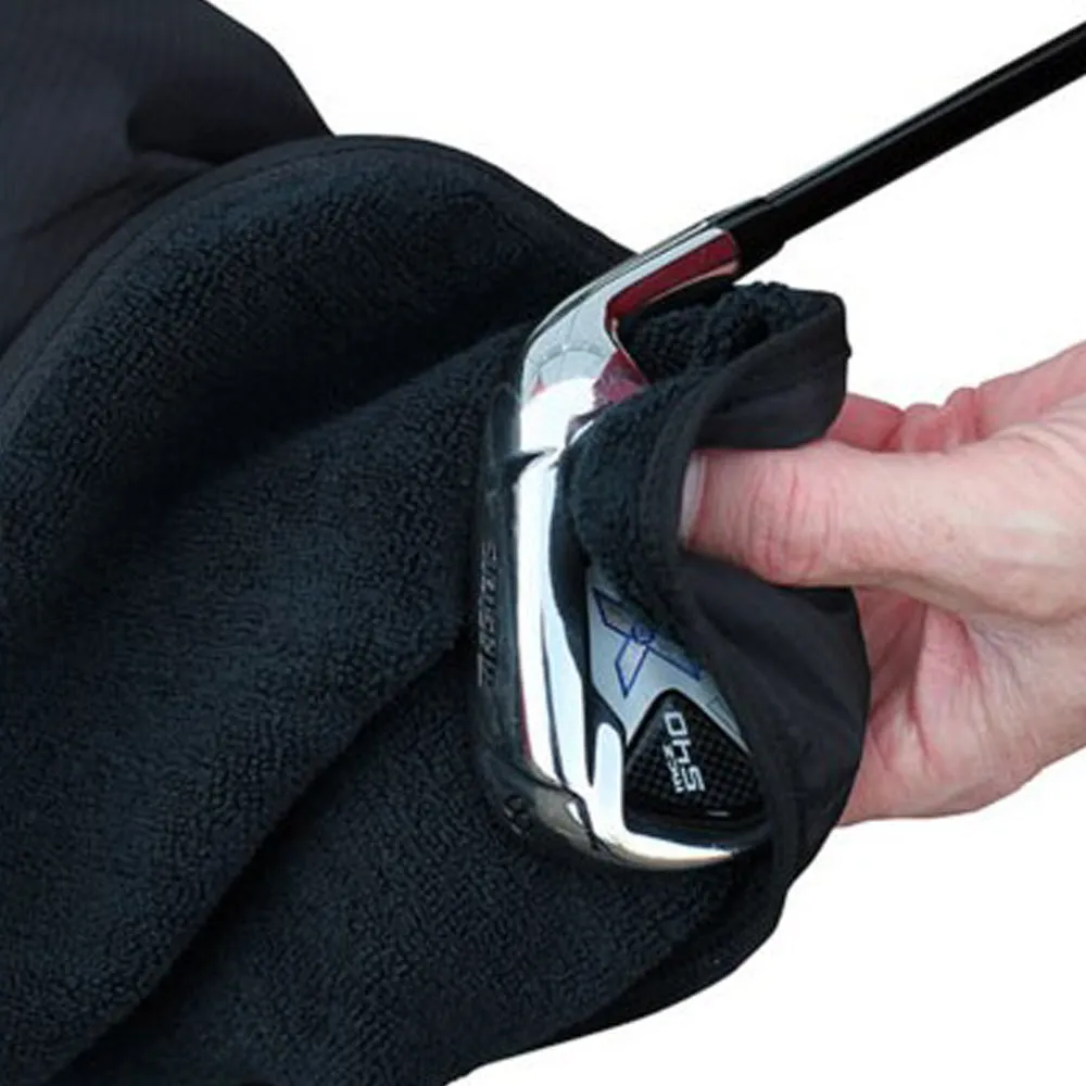 Tourdri 2in1 W/P Bag Hood & Towel - Black