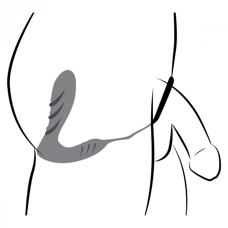 Under Control Prostate Vibe & Ball Strap