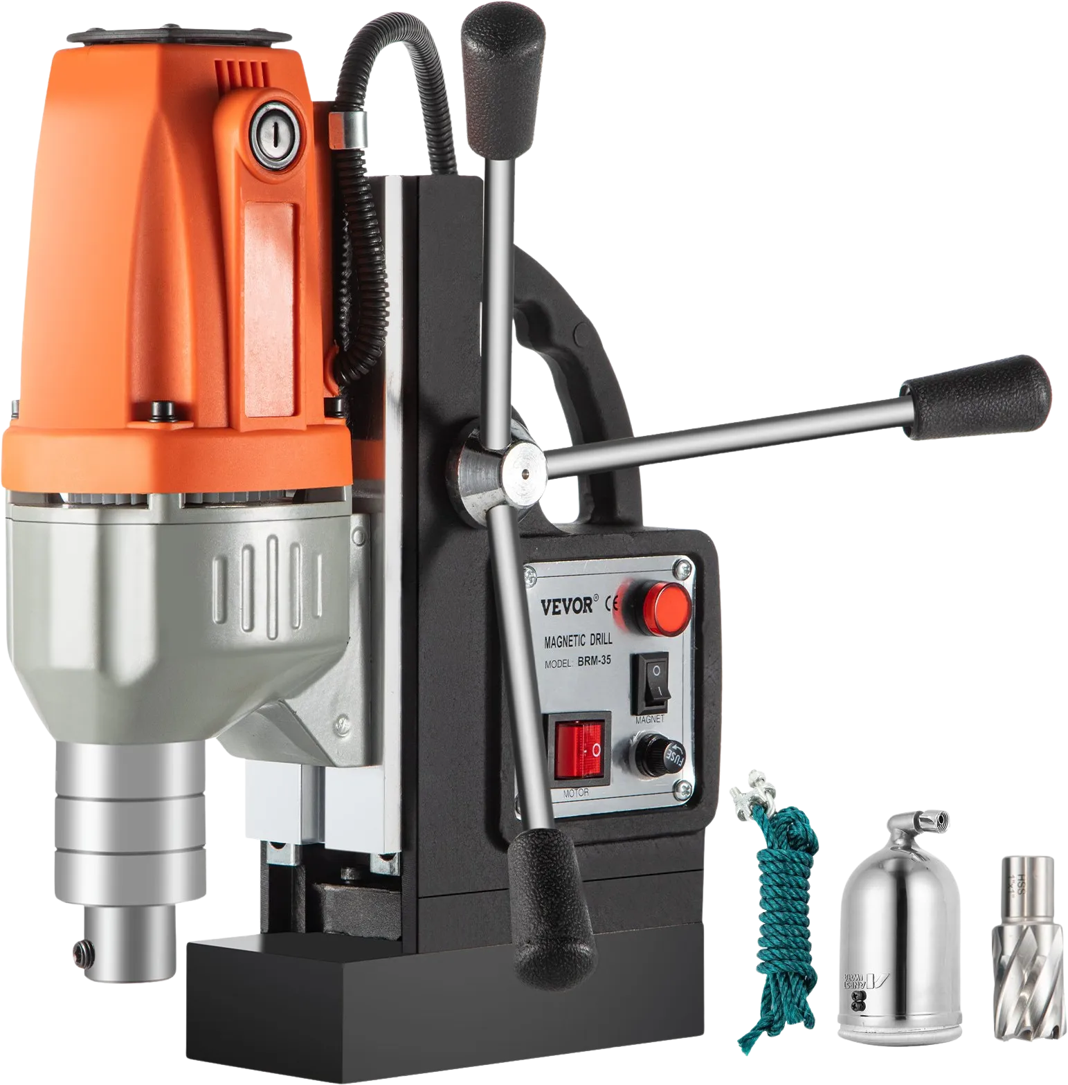 Vevor Magnetic Drill Press 980W with 1-1/3" Boring Diameter 680 RPM New